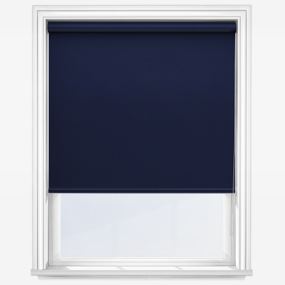 product image of navy blue roller blind