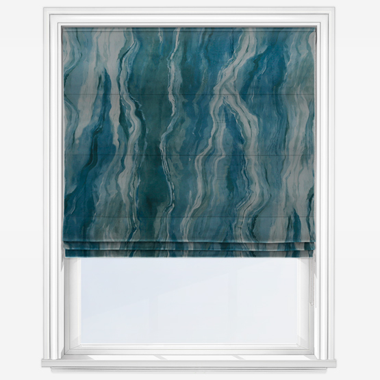 product image of lava teal roman blind 