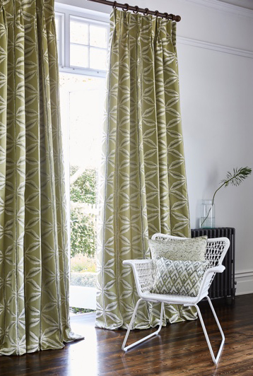 Colour Focus Sage Interiors Blinds, Sage Green And Cream Curtains