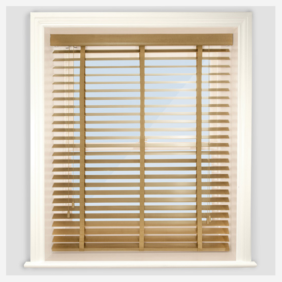 product image of oak venetian blind 