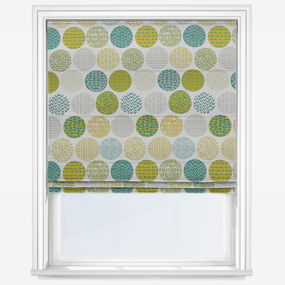 roller blind to show chartreuse colour