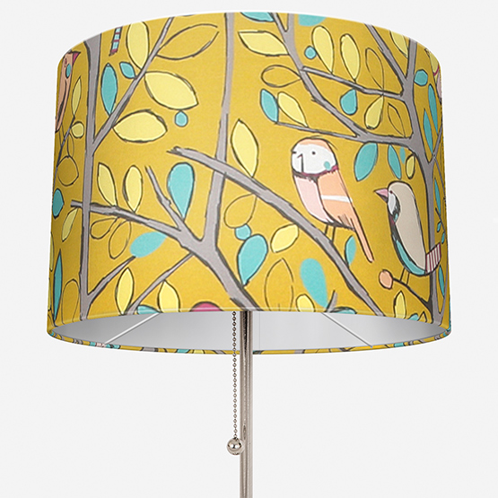 image of lampshade for sale with floral and animal print 