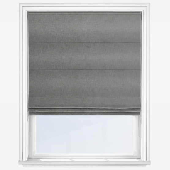 product image of grey roman blind