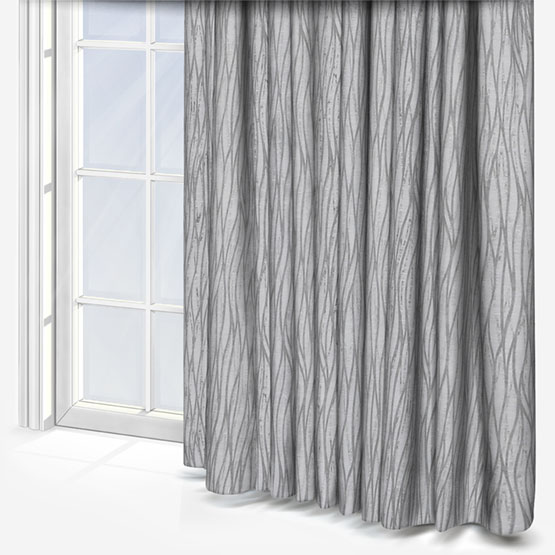image of silver grey curtain for sale 