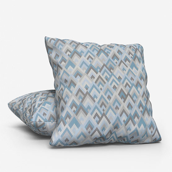image of grey and light blue cushions for sale 
