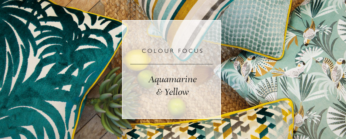 Colour Focus: Aquamarine and Yellow