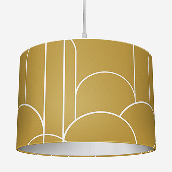 photo of art deco yellow lampshade 