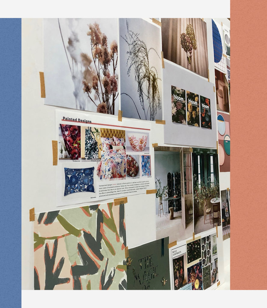 image to show the mood board process for sonova studio