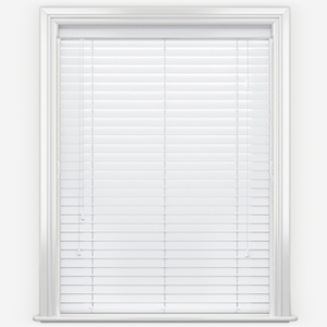 photo of white glossed white wooden blinds for sale 