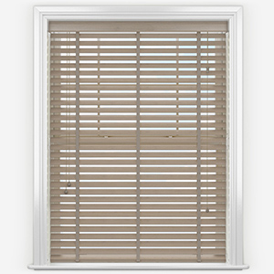 product image of brown wooden blinds for sale for home office