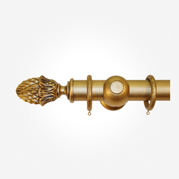 image of gold curtain pole product 