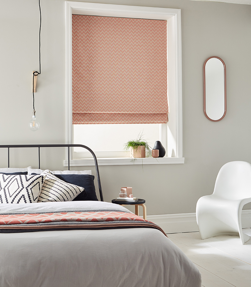 an image to show made to measure blinds fitted in a bedroom