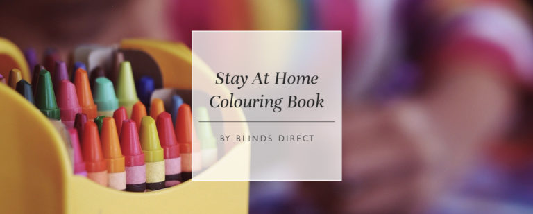 Stay At Home Colouring Book by Blinds Direct thumbnail