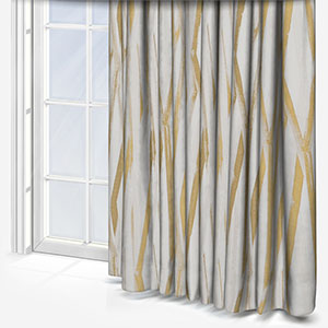 photo of grey and gold curtain product 