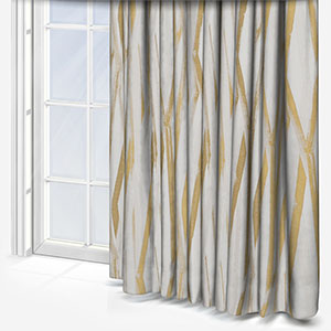 photo of grey and gold curtain product 