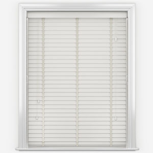 image of white wooden venetian blind for sale