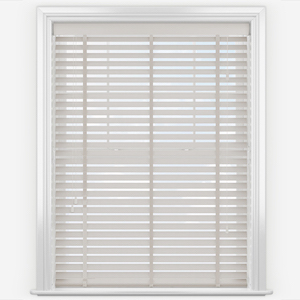 product image of light grey wooden blind