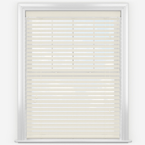 image of cream blind with wooden texture 