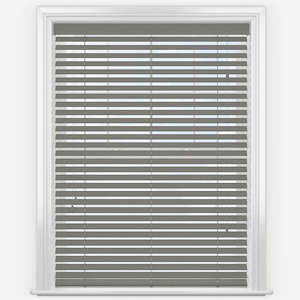 product image of dark grey fauxwood blind for sale