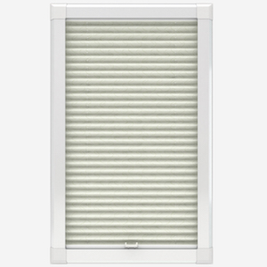 product image of green pleated blind to show example of how to use blinds in the summer 