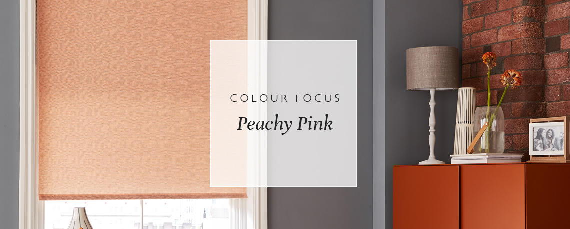 Colour focus: peachy pink
