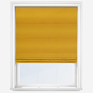 product photo of saffron yellow roman blind perfect for kids interior 
