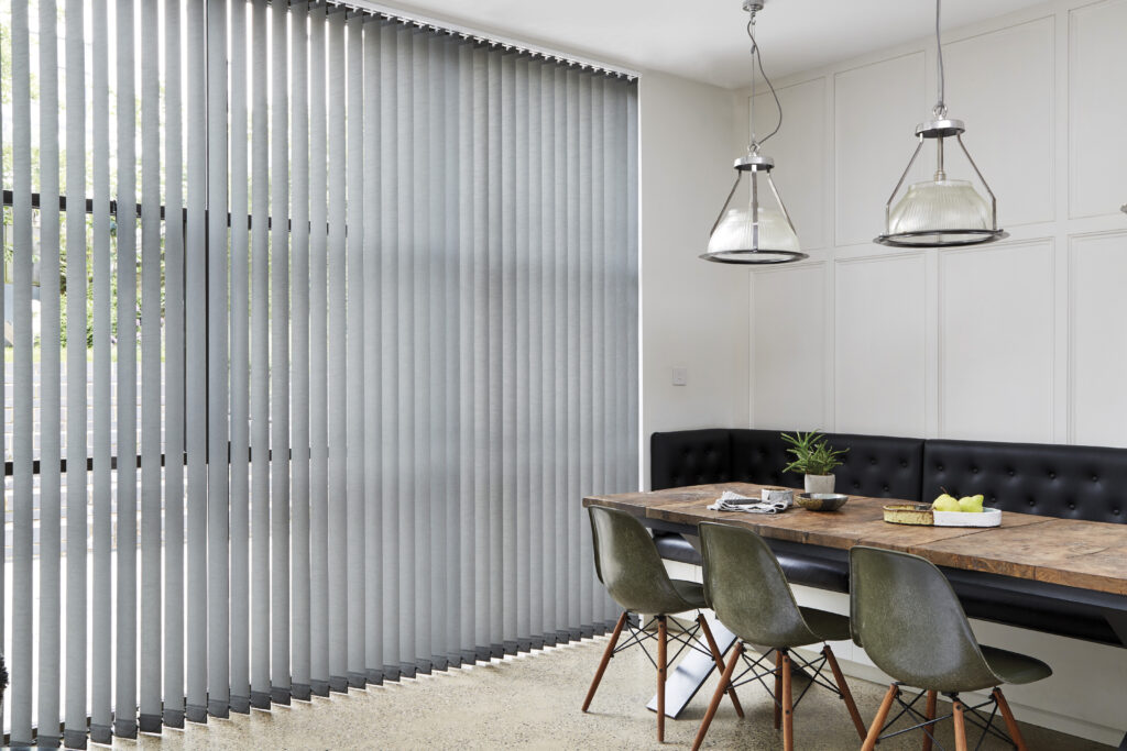 Best Price Full Blind Blackout Charcoal Grey Made To Measure Vertical Blind 