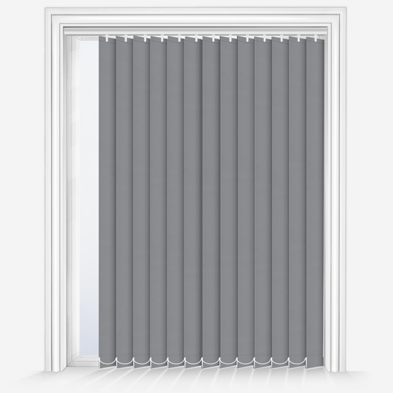 photo of grey vertical blind for modern styled room