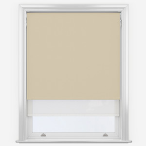 product image beige coloured double roller blind 