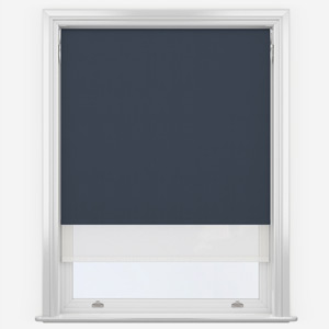 product photo of dark blue double roller blind