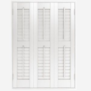 image of vivid white shutter blind