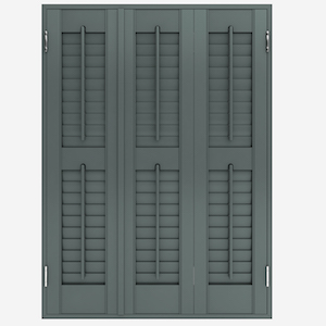 example image of dark grey shutter blind product 