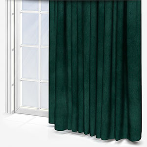 emerald green curtain for 20s style interior