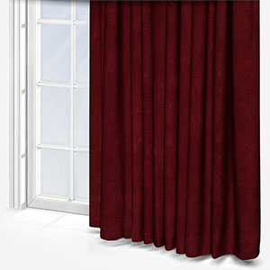 dark red curtains with thermal lining