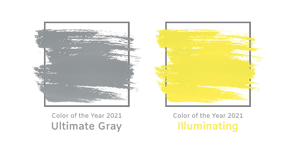 colour of the year 2021 grey and yellow 