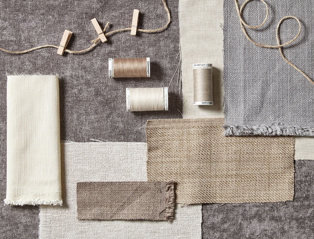 fabrics to be used for scandi design interior
