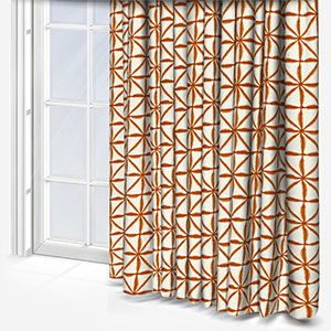product photo to show a curtain made with a global nomad style