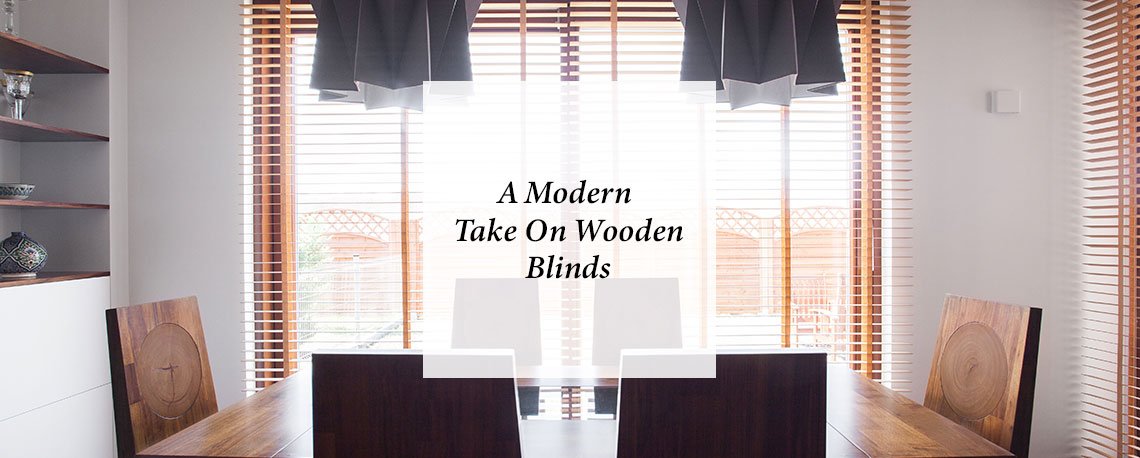 A Modern Take On Wooden Blinds: Motorised Blinds and Stylish Colours