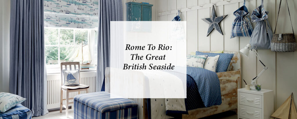 feature image for blog on the british seaside inspired fabrics