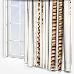 cream and terracotta curtain product image ideal for living room