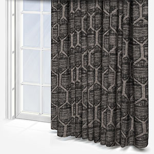 curtain with hexagons on it product image