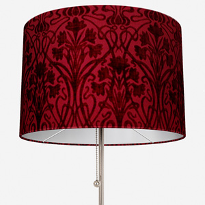 image of red lampshade for sale from blinds direct