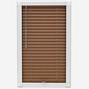 allen + roth Cordless Faux Wood Blinds
