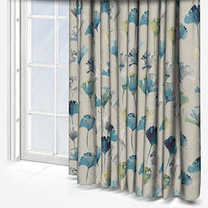 photo of floral curtain for sale from blinds direct