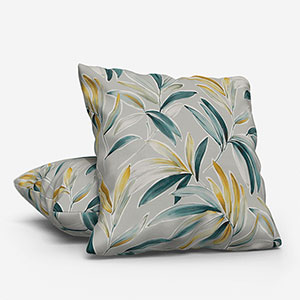 photo of chartreuse floral cushion product