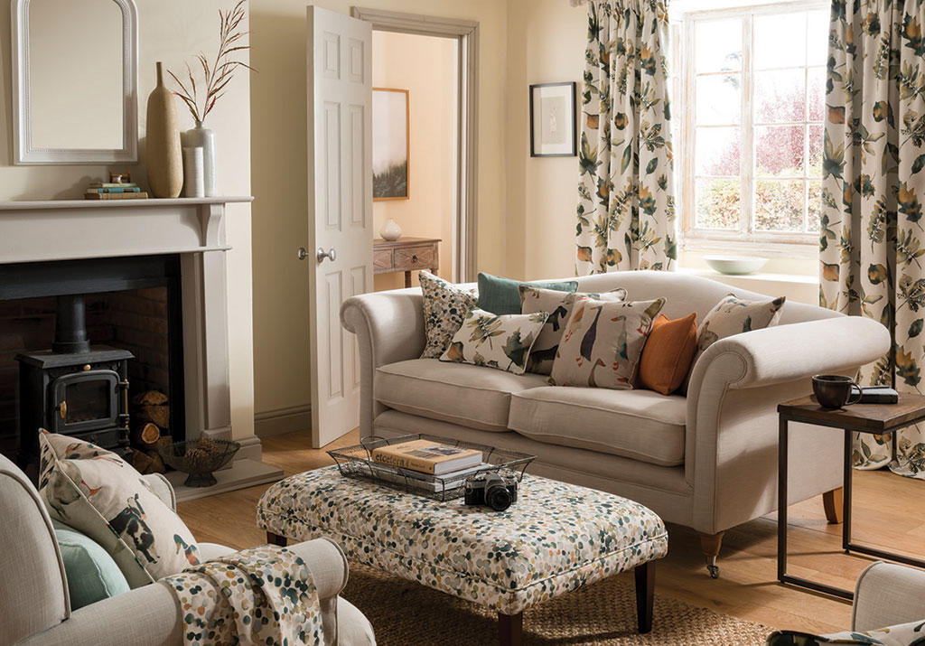 image of living room layout to show an example of village green interior design