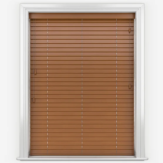 Opulence Golden Oak Wooden Venetian Blind.