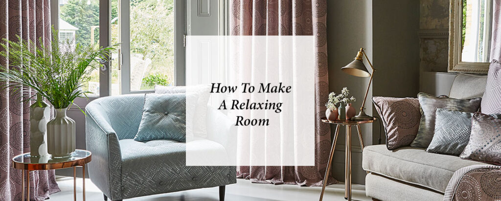feature image for blog on how to make a relaxing room