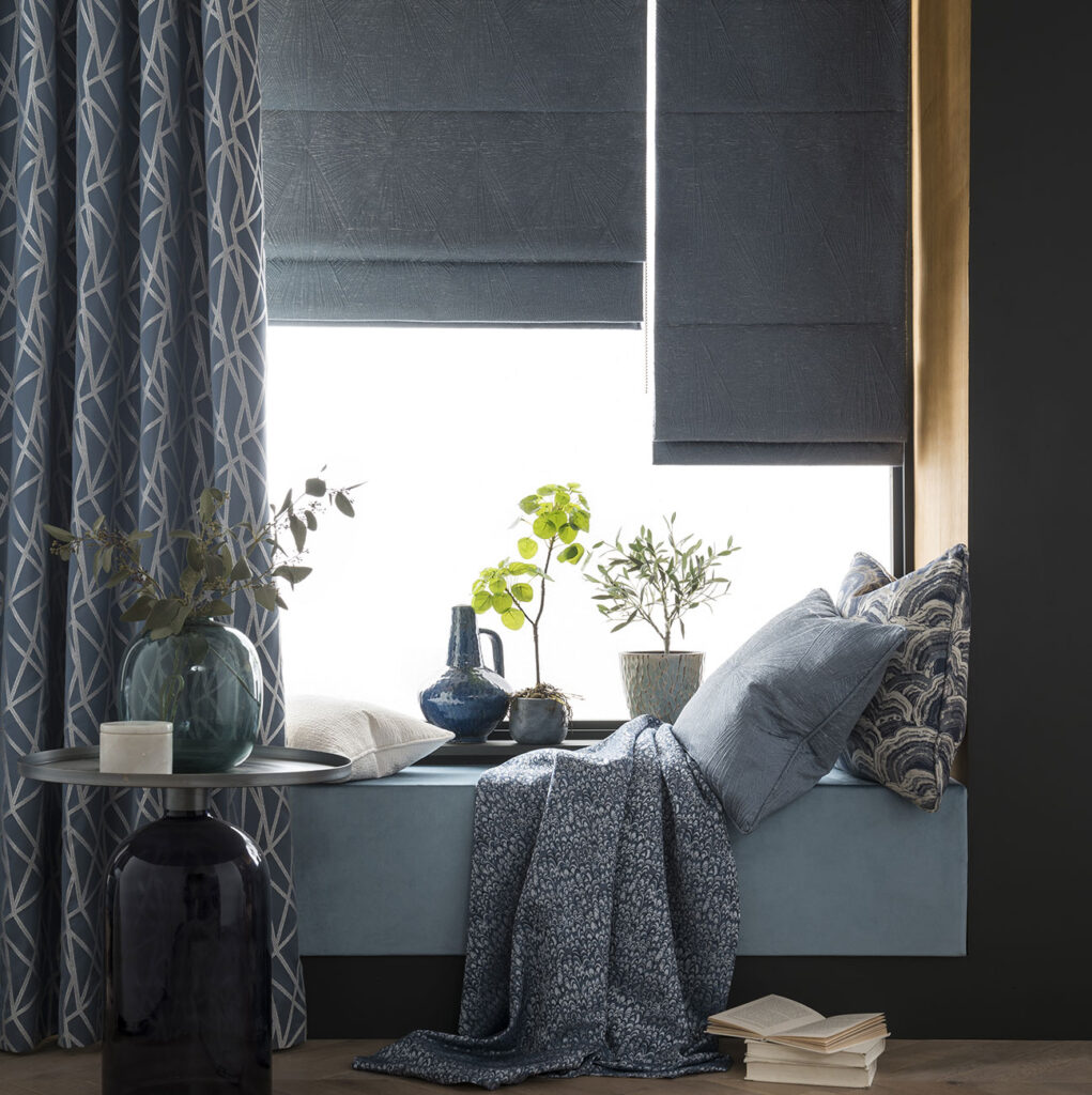 image of a blue winter colour palette example