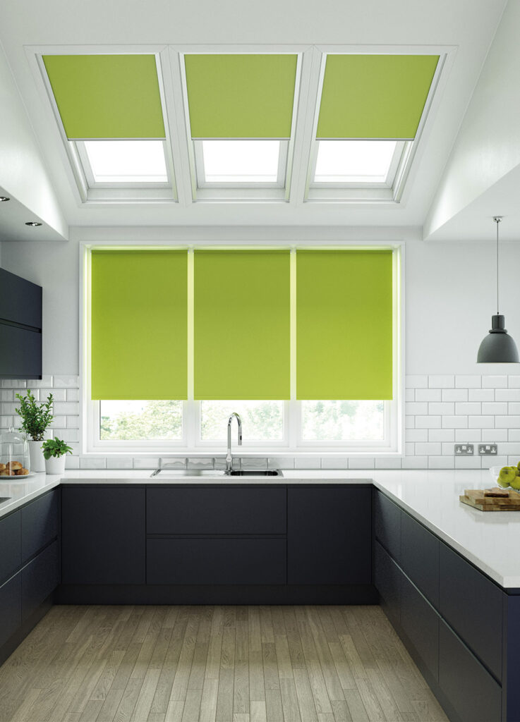 example image to green as colourful kitchen ideas